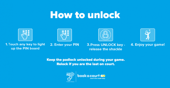 Padlock online instructions BACbranding