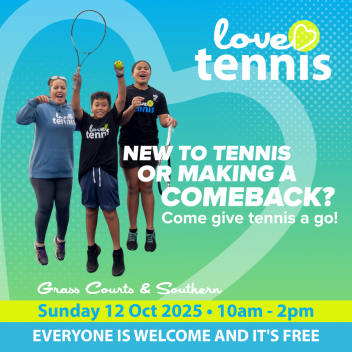 Dated Love Tennis Tile Southern